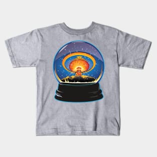 Atomic Snow Globe Kids T-Shirt